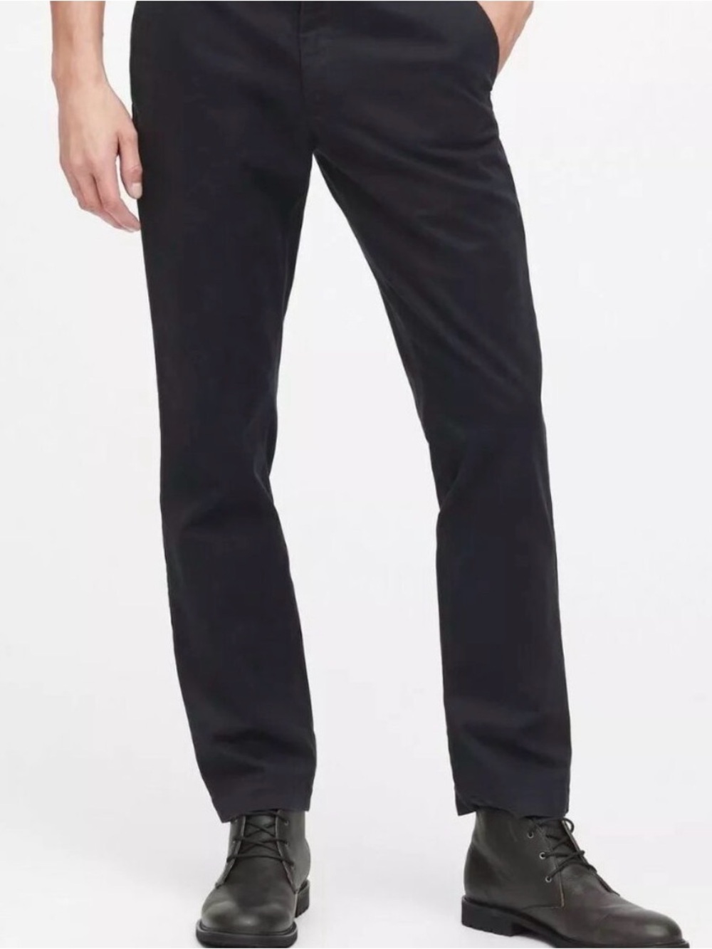 Banana Republic Bundle Men's Aiden Chinos - Khaki, Navy, Brown & Tan 35Waist Mix